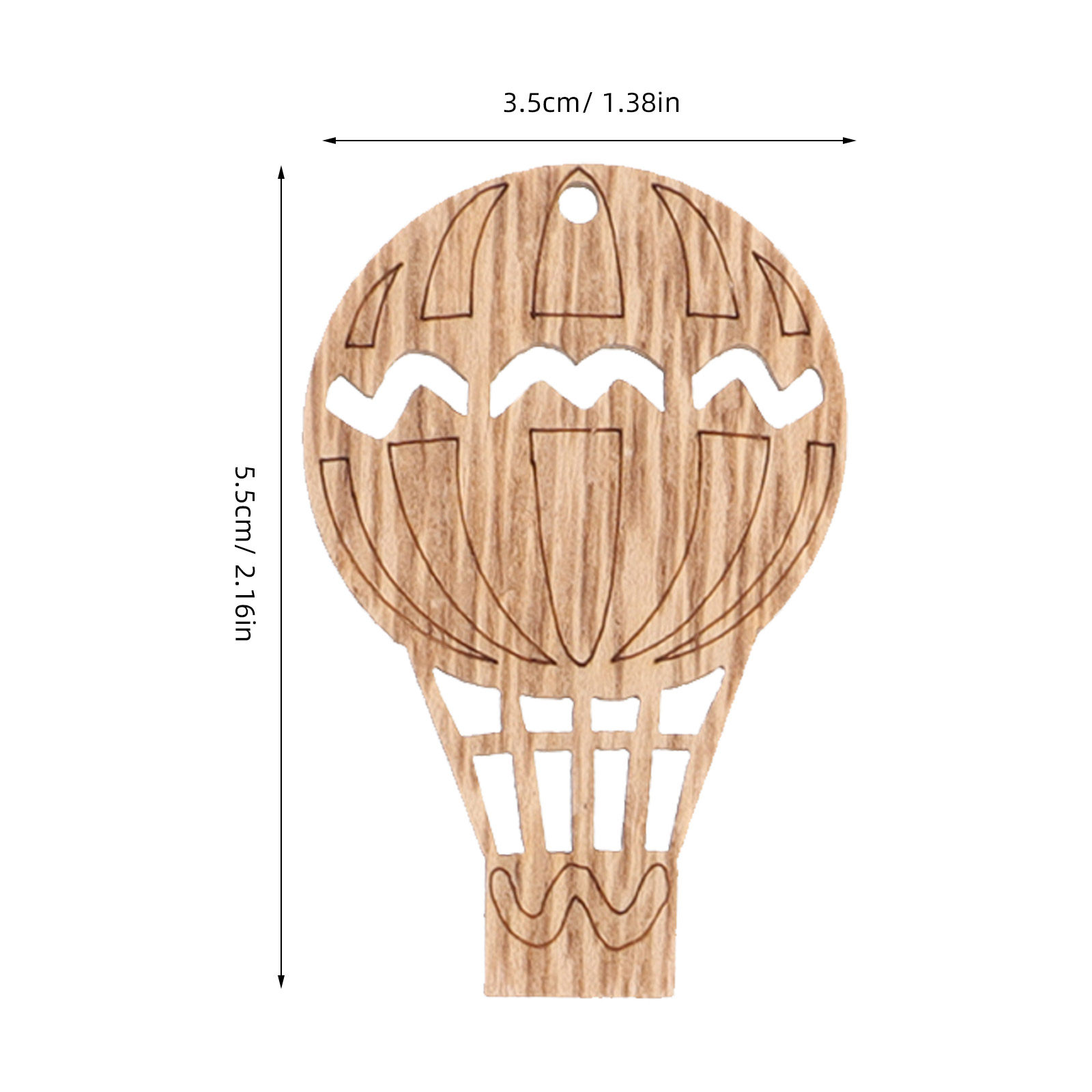 10 Adet Ahşap Sıcak Hava Balon - Art And Craft For Nursery incelemesi ve fiyatı