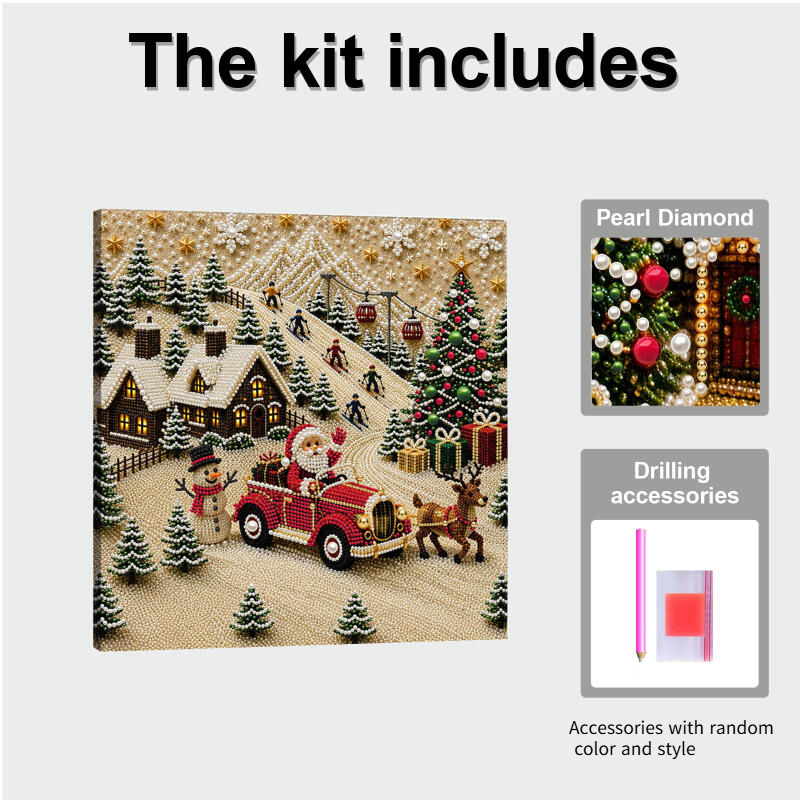 Noel Temalı İnci Boyama Sanat  - Art Craft Kit incelemesi ve fiyatı